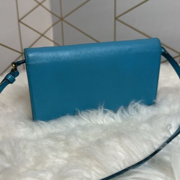 💯Authentic Prada Safiano Wallet on Strap🍀 - Picture 5 of 14